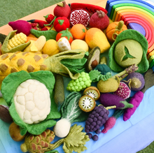 Load image into Gallery viewer, Tara Treasures Felt Fruit &amp; Vegetables Set B
