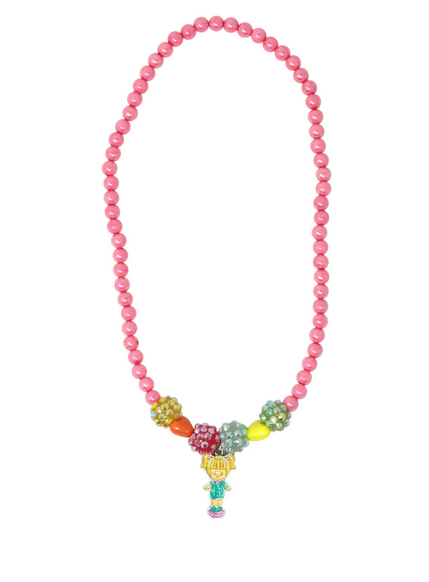 Pink Poppy Polly Pocket Necklace