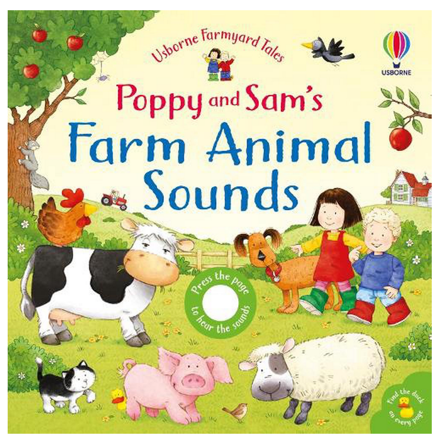 Usborne Farmyard Tales Poppy and Sam's Animal Sounds - Baord Book