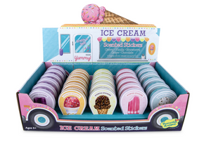 Scratch & Sniff Stickers Ice Cream Cherry