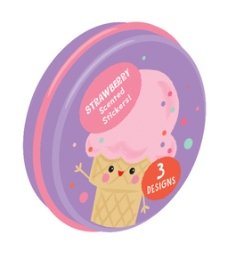 Scratch & Sniff Stickers Ice Cream Stawberry
