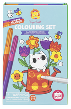 Load image into Gallery viewer, Tiger Tribe Garden Friends Colouring Set
