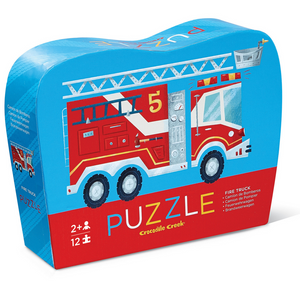 Crocodile Creek 12 pc Mini Puzzle Fire Engine