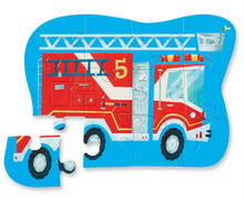 Load image into Gallery viewer, Crocodile Creek 12 pc Mini Puzzle Fire Engine
