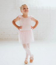 Load image into Gallery viewer, Flo Dancewear Kittie Skirted Leotard with Sequin Gorgette Size 6

