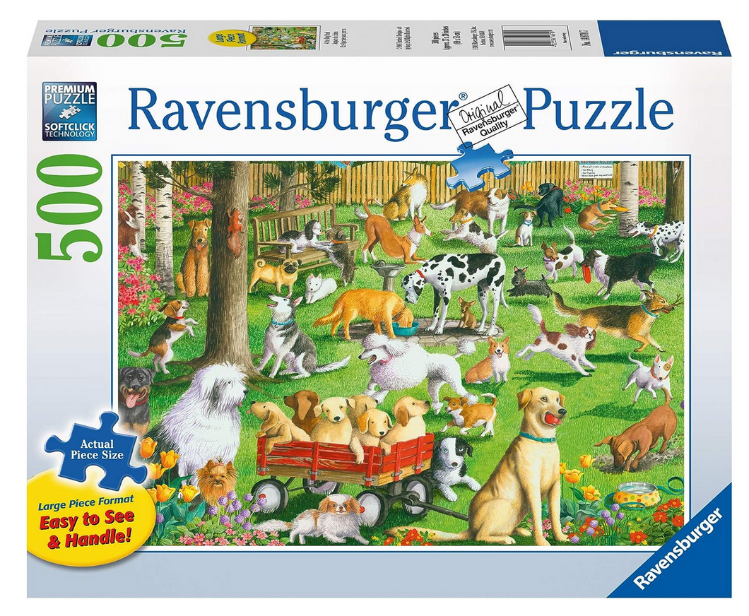 Ravensburger At The Dog Park 500 Piece Puzzle