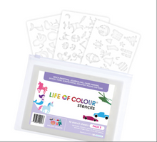 Load image into Gallery viewer, Life of Colour Stencils Pack 3
