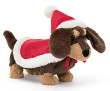 Load image into Gallery viewer, Jellycat Winter Warmer Otto Sausage Dog
