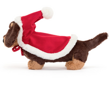 Load image into Gallery viewer, Jellycat Winter Warmer Otto Sausage Dog
