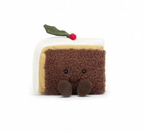 Jellycat Amuseable Christmas Cake Slice