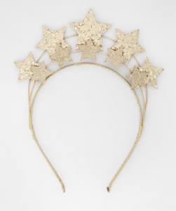 Christmas Gold Star Headband