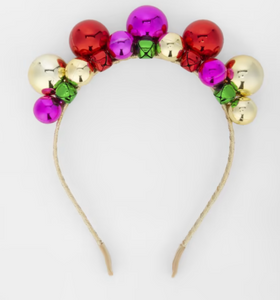 Christmas Bauble Headbands with Pink