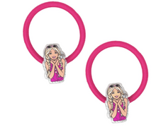 Load image into Gallery viewer, Pink Poppy Barbie Hair Elastics
