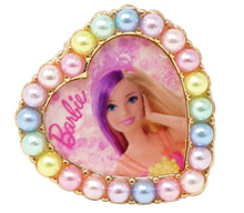Load image into Gallery viewer, Pink Poppy Barbie Adjustable Ring
