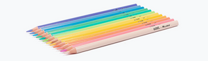 12 Pastel Pencils - Micador Glost