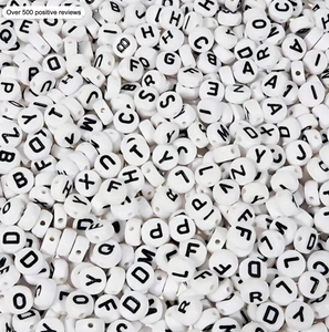 500 Alphabet Beads