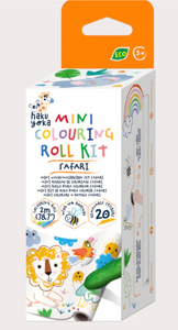 Haku Yoka Mini Colouring Roll Kit Safari