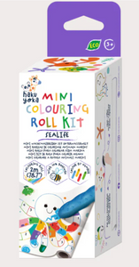Haku Yoka Mini Colouring Roll Kit Sealife