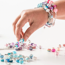 Load image into Gallery viewer, Sweet As Sugar Bling It Make Your Own Bracelet Kit Purple
