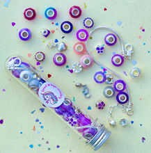 Load image into Gallery viewer, Sweet As Sugar Bling It Make Your Own Bracelet Kit Purple
