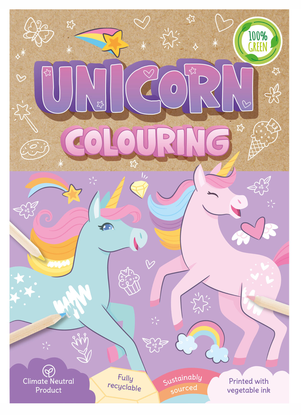 Eco Colouring Unicorn