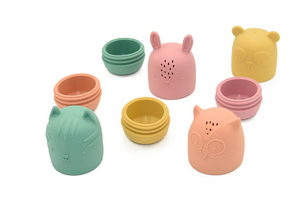 Silicone Animal Bath Set 4 Piece