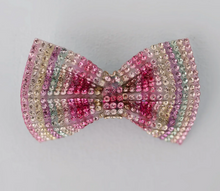 Load image into Gallery viewer, Great Pretenders Rainbow Gem Bow Hair Clip
