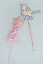 Load image into Gallery viewer, Great Pretenders Unicorn/Star Wands
