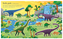 Load image into Gallery viewer, Usborne First Sticker Book T. Rex and other Enormous Dinosaurs
