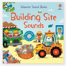 Load image into Gallery viewer, Usborne Building Site Sounds Board Book with Sounds
