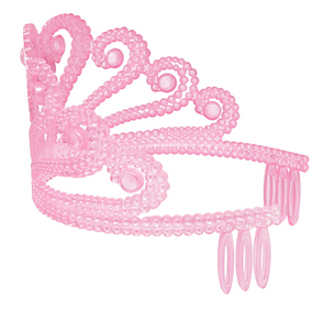 Pink Poppy Ballerina Jewel Heart Crown
