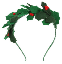 Load image into Gallery viewer, Meri Meri Christmas Holly Headband
