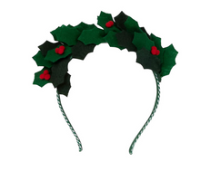 Load image into Gallery viewer, Meri Meri Christmas Holly Headband
