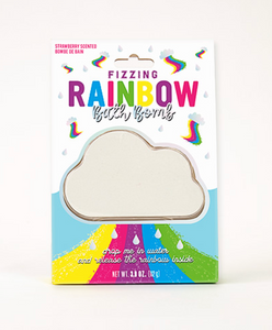 Fizzing Rainbow Cloud Bath Bomb