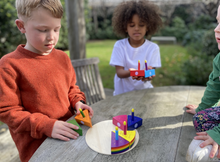 Load image into Gallery viewer, Freckled Frog Rainbow Party Cake
