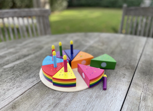 Freckled Frog Rainbow Party Cake