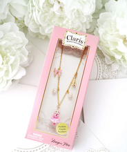 Load image into Gallery viewer, Pink Poppy Claris Charm Necklace
