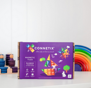Connetix Rainbow Starter Pack 60 Piece Set