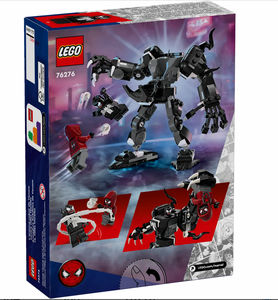 Lego Marvel Venom Mech Armor vs. Miles Morales 76276