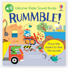 Load image into Gallery viewer, Usborne Slider Sound Books: Rumble
