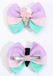 Ice Cream Hair Bow