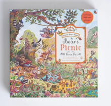 Load image into Gallery viewer, Brown Bear Wood Picnic 100 piece puzzle
