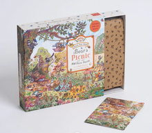 Load image into Gallery viewer, Brown Bear Wood Picnic 100 piece puzzle
