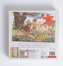 Load image into Gallery viewer, Brown Bear Wood Picnic 100 piece puzzle
