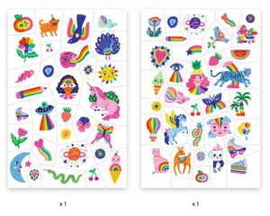 Djeco Rainbow Temporary Tattoos