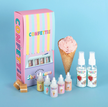 Load image into Gallery viewer, Confetti Blue Ice Cream Scented Perfume Making Kit
