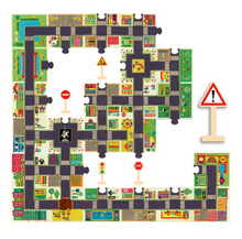 Load image into Gallery viewer, Djeco City Road Puzzle 24 Piece
