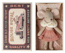 Load image into Gallery viewer, Maileg Princess Mouse in Matchbox
