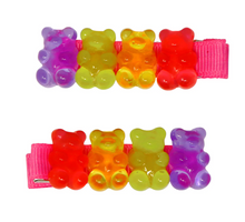 Load image into Gallery viewer, Pink Poppy Gummy Bear Hair Clip
