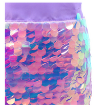 Load image into Gallery viewer, Pink Poppy Sequined Shimmering Mermaid Tail
